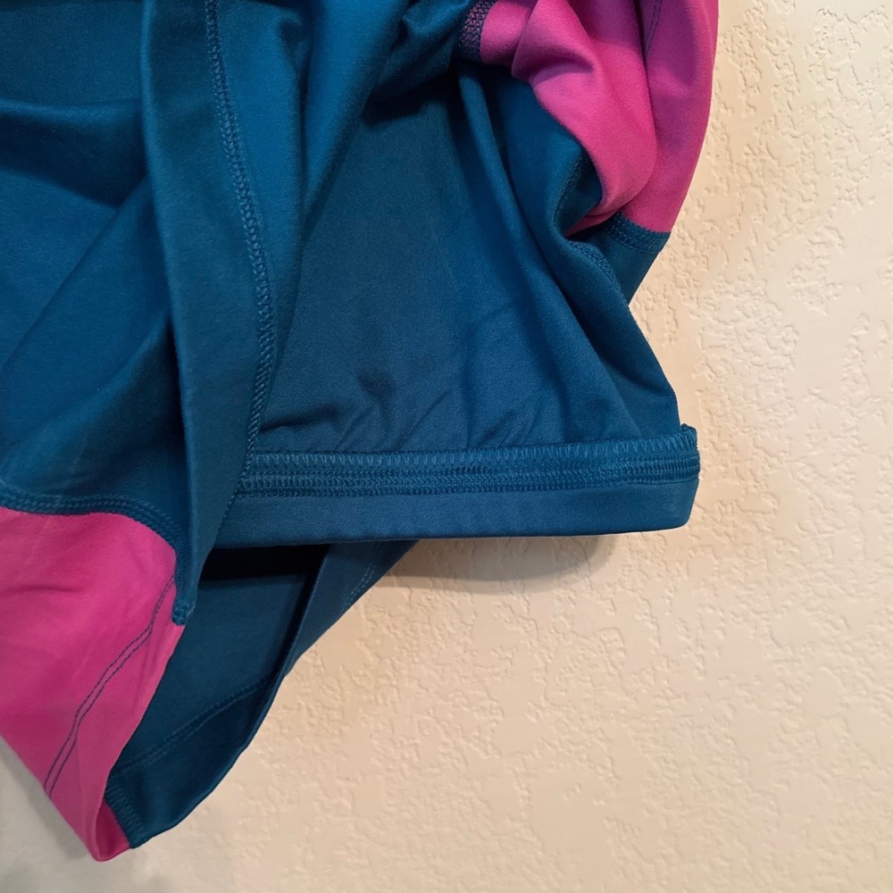 Lou & Grey Softsculpt Active Colorblock Racerback Tank Top Teal Pink Size S NEW - Picture 5 of 10